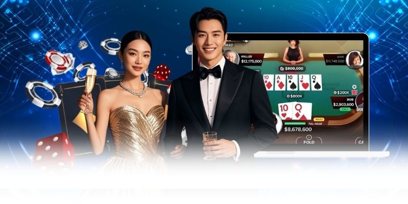 Game bài V8 với giao diện hiện đại và nhiều bàn chơi cho người mới